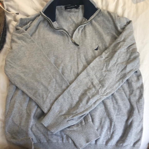 Nautica Zip Neck Sweater - Picture 1 of 3